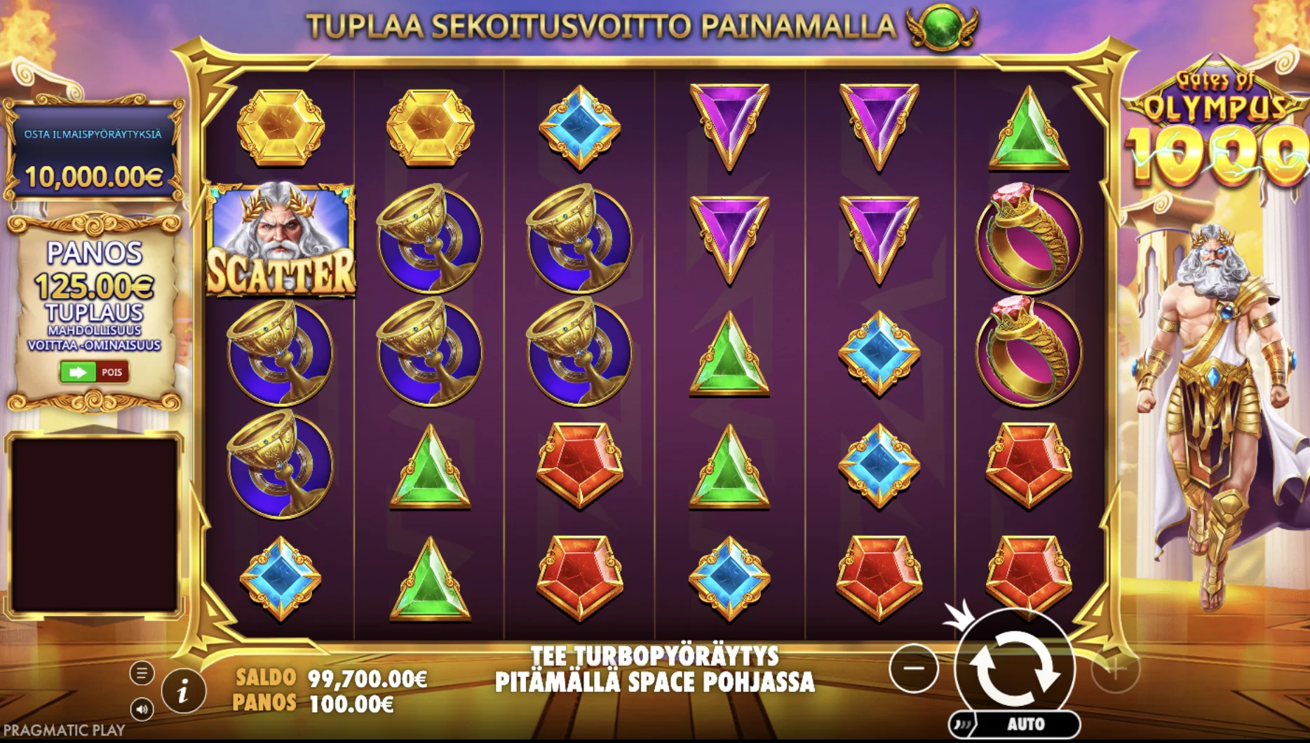 Composizione della paytable Composizione della paytable